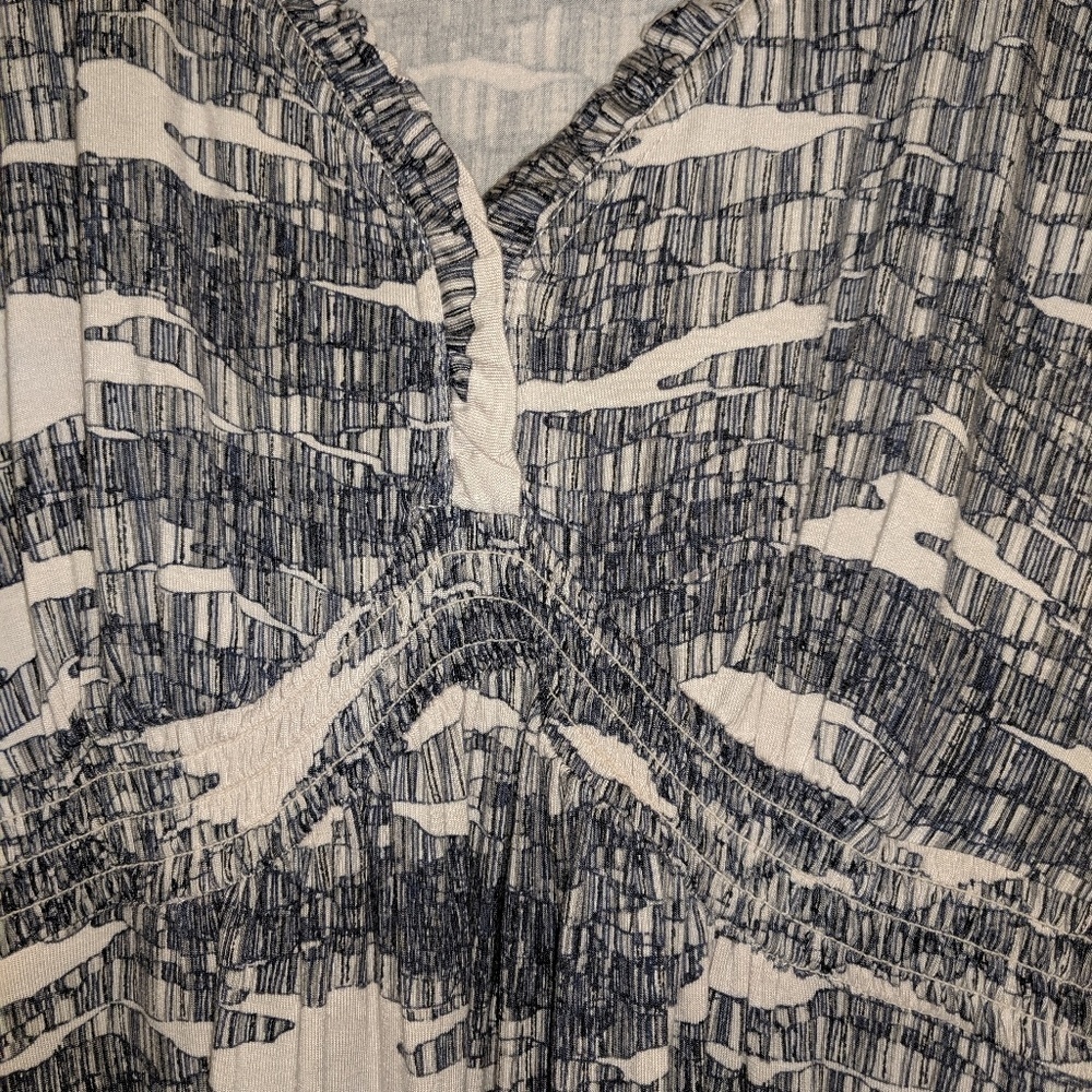 Daisy Fuentes printed a line dress size medium - Picture 4 of 8